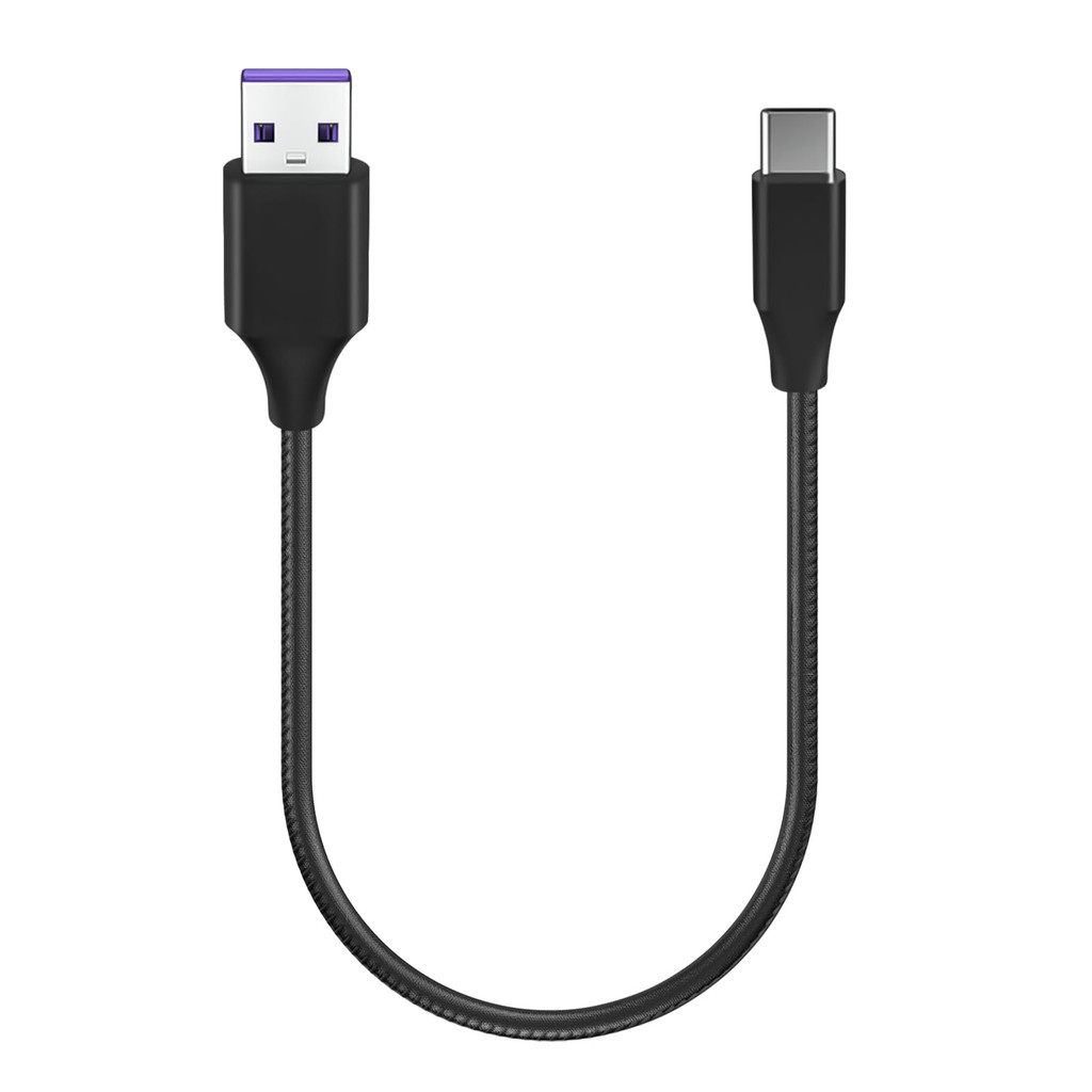 Geekria สายชาร์จหนัง รองรับ Type-C สาย USB to USB-C สำหรับ Edifier LolliClip AI, ES850NB, Hecate G2,