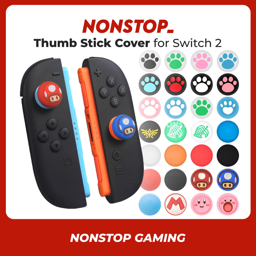 ฝาครอบจอยสติ๊ก Nintendo Switch 2 Thumb Stick Cap Thumb Grip Analog เคสป้องกัน NSW2