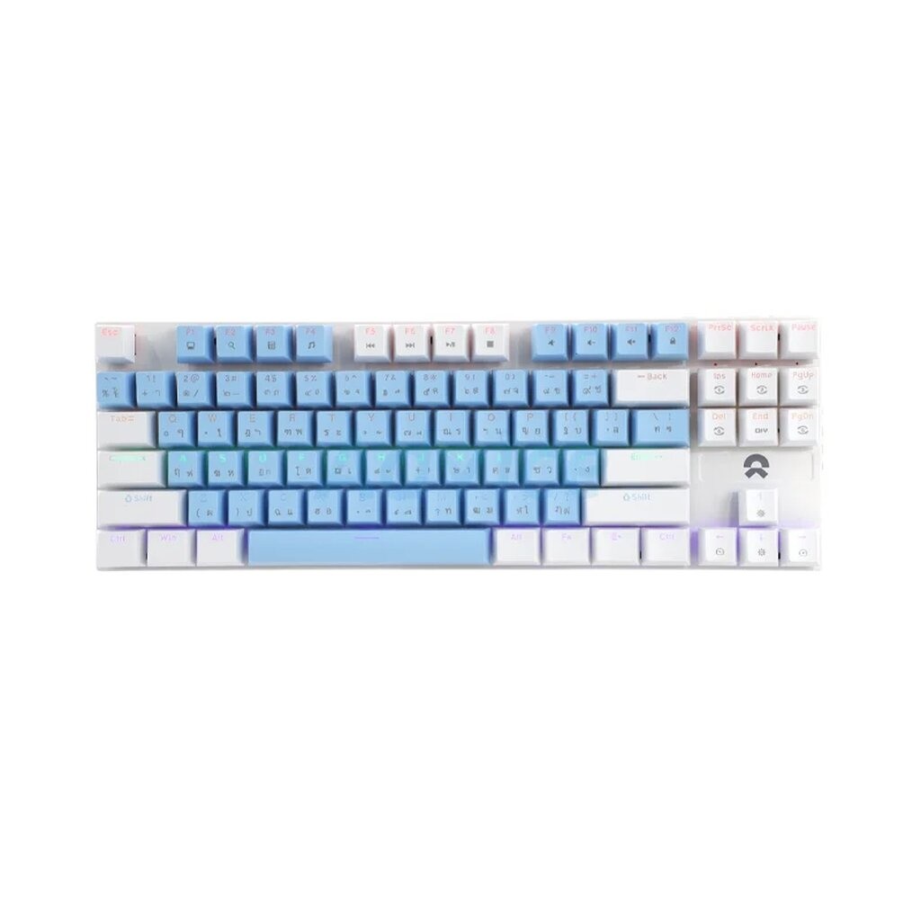 ⭐คีย์บอร์ดเล่นเกมส์⭐ Oker K425 คีย์บอร์ดTKL 80% Mechanical Gaming Keyboard Blue Switch