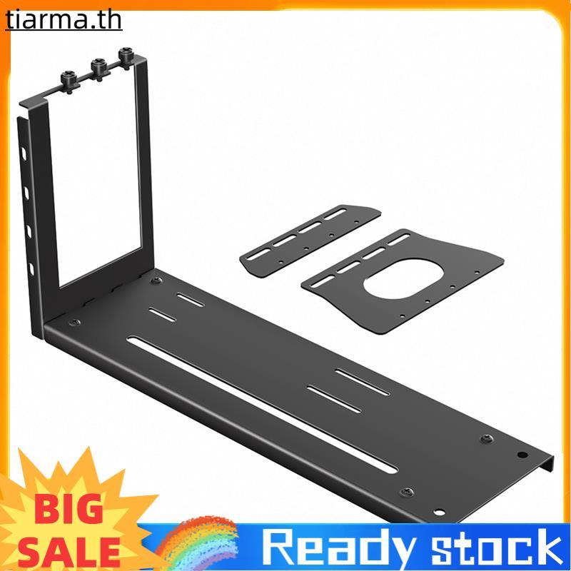 TIARMA แนวตั้ง GPU Mount Bracket แนวตั้ง GPU Mount Bracket 3 ช่องผู้ถือการ์ดกราฟิกพร้อมฮาร์ดแวร์ภายน