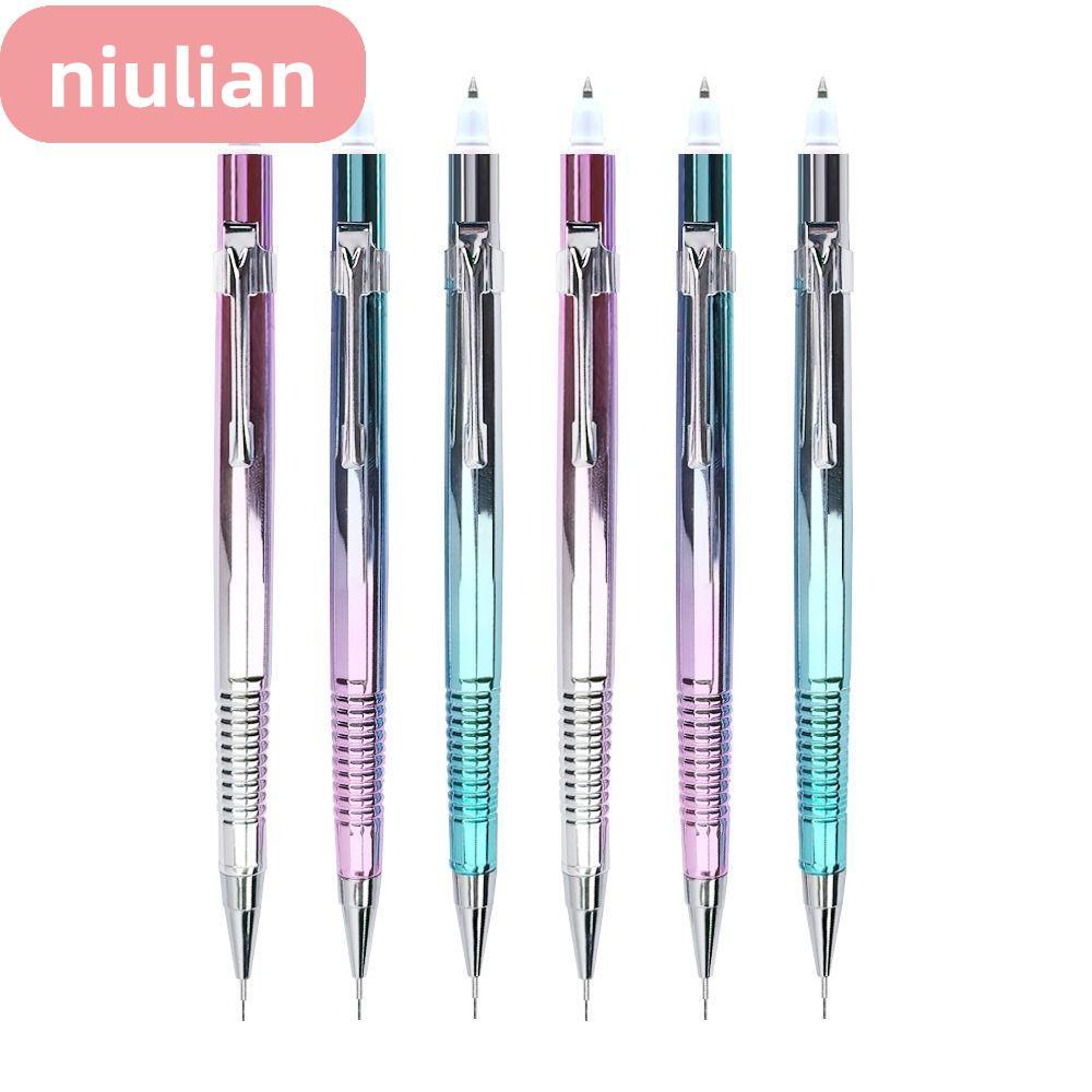 ดินสอกด เหนียน, ปากกาลูกลื่นแบบหัวคู่ 0.5/0.7/0.3/0.9 มม., ปากกามัลติฟังก์ชั่นโลหะ 2-ใน-1 ของขวัญ