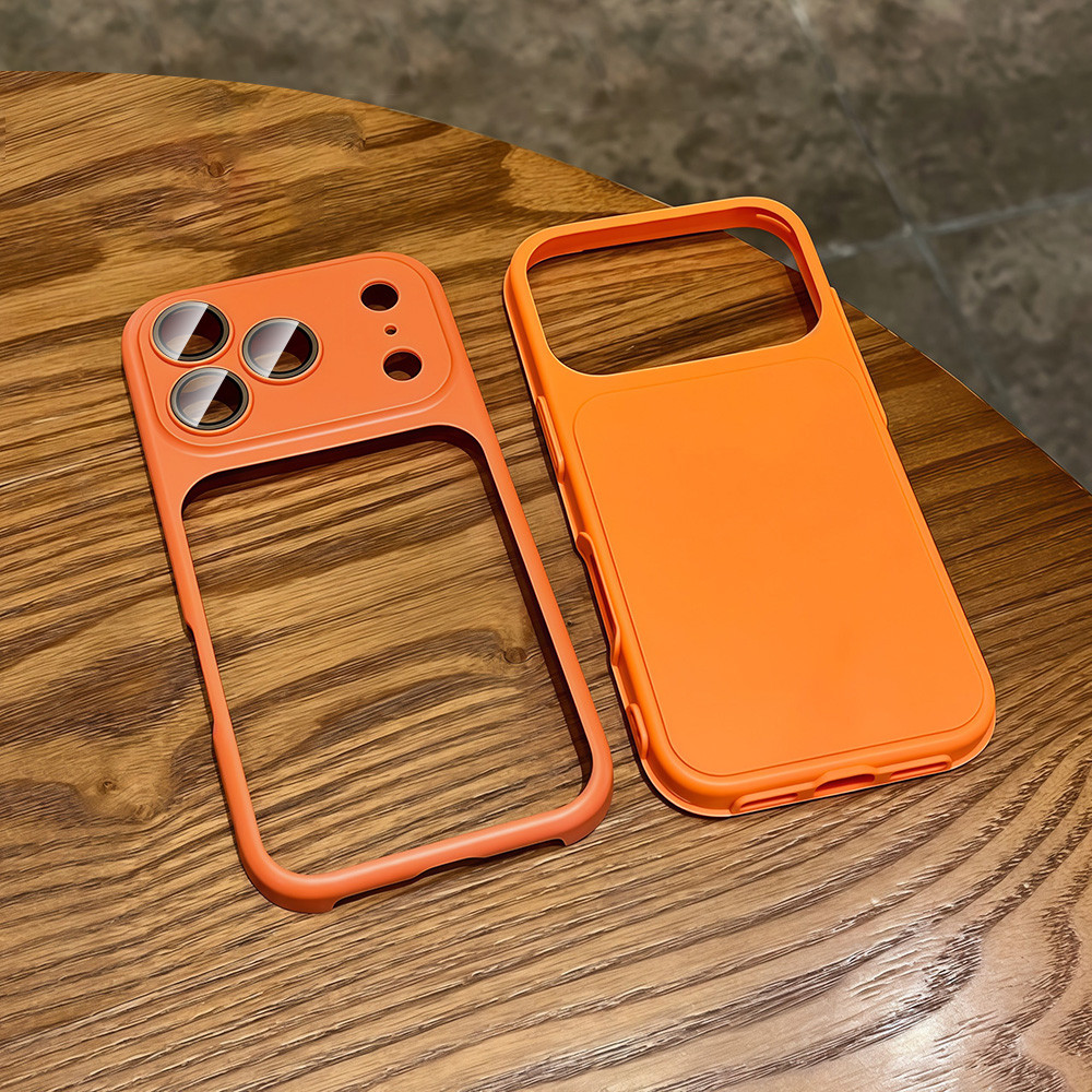 เปลี่ยนเป็น 17 Pro Max ได้ทันที เคส 2-in-1 สำหรับ iPhone 17 Air 16 15 14 13 12 Pro Max 11 พร้อมฝาครอบเลนส์แบบด้าน - รูปที่ 2