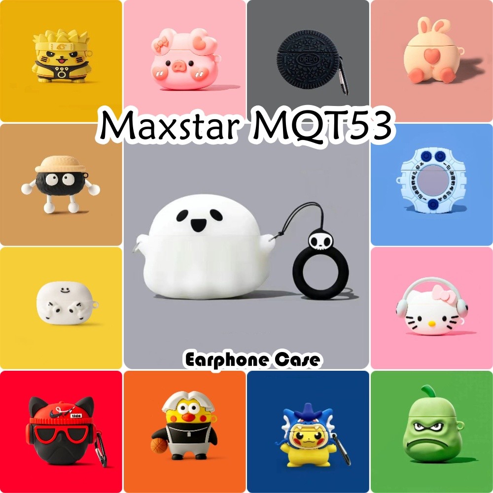 Trend FrontFor Maxstar MQT53 Case Casing Soft Silicone Creative Cartoon Headphone Case Cover NO.2