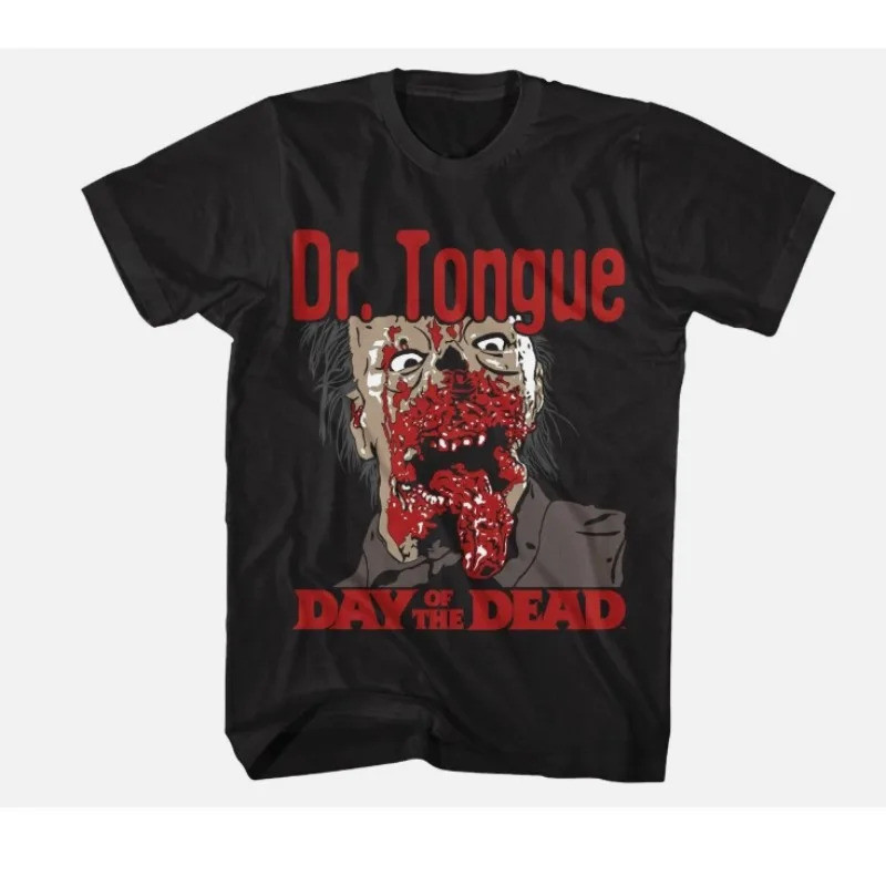 วันผู้ตาย เสื้อยืดผู้ชาย หมอภาษา สบาย แฟชั่นเทรนด์ Y2K เสื้อผ้าผู้ชาย