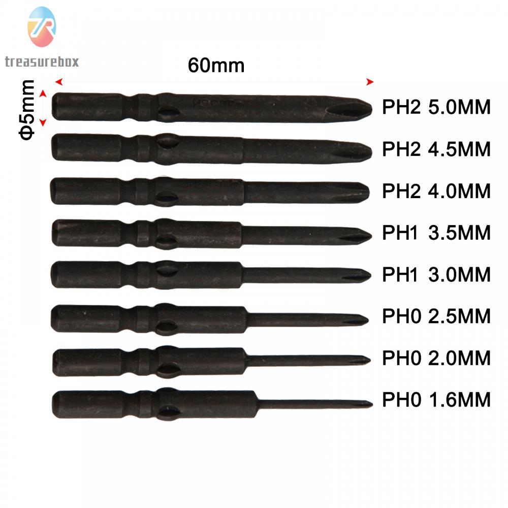 TRSBX❤️Cross Screwdriver Bit PH2 PH1 PH0 with 5mm Round Shank Perfect for Home Repairs