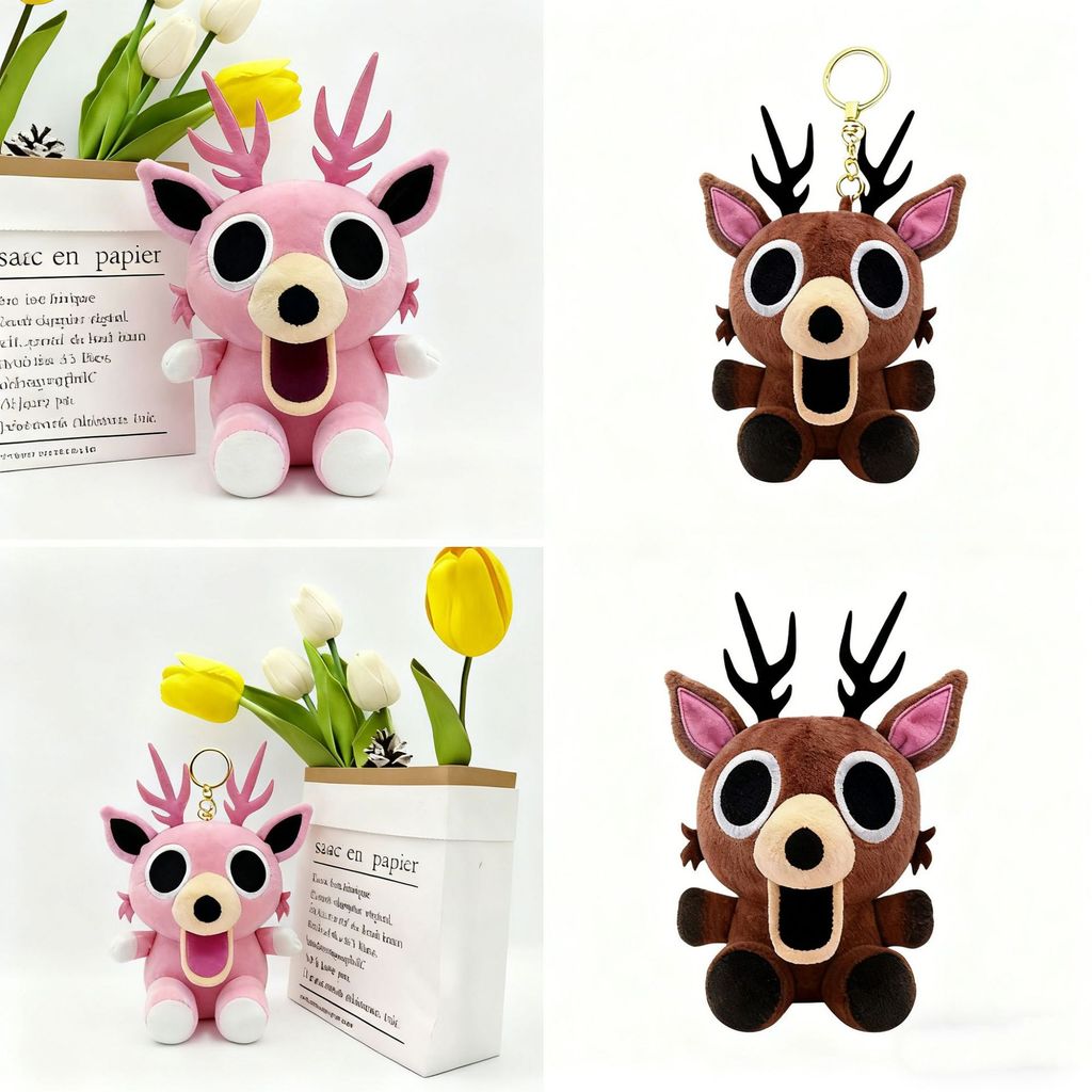 สไตล์ใหม่ 99 คืนในป่า 99 Night Elk ตุ๊กตาตุ๊กตาผ้ากํามะหยี่จี้ของเล่น