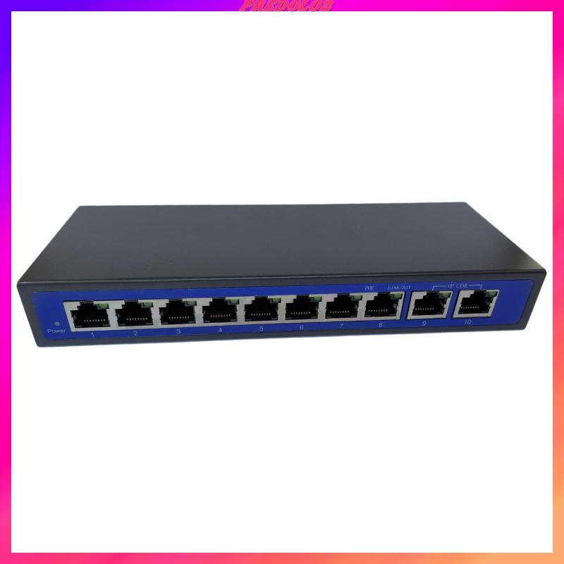 [Predolo2] 9Ports Power Over Ethernet PoE Switch 4,5+/7,8- รองรับ 12V 24V 48V ใหม่