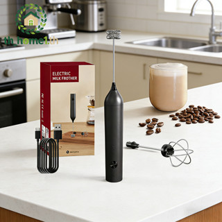 กทม.จัดส่ง เครื่องตีฟองนม Cliton Type-C ชาร์จได้ เกรดอาหาร อ…