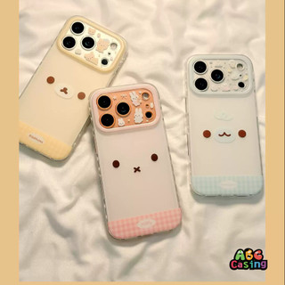 เคสไอโฟน 17 สำหรับ iPhone 15 16 11 12 14 17 13 Pro Max 16 14 Plus เคสโทรศัพท์สุดน่ารักสไตล์มินิมอล ลายริลักคุมะและมิฟฟี่