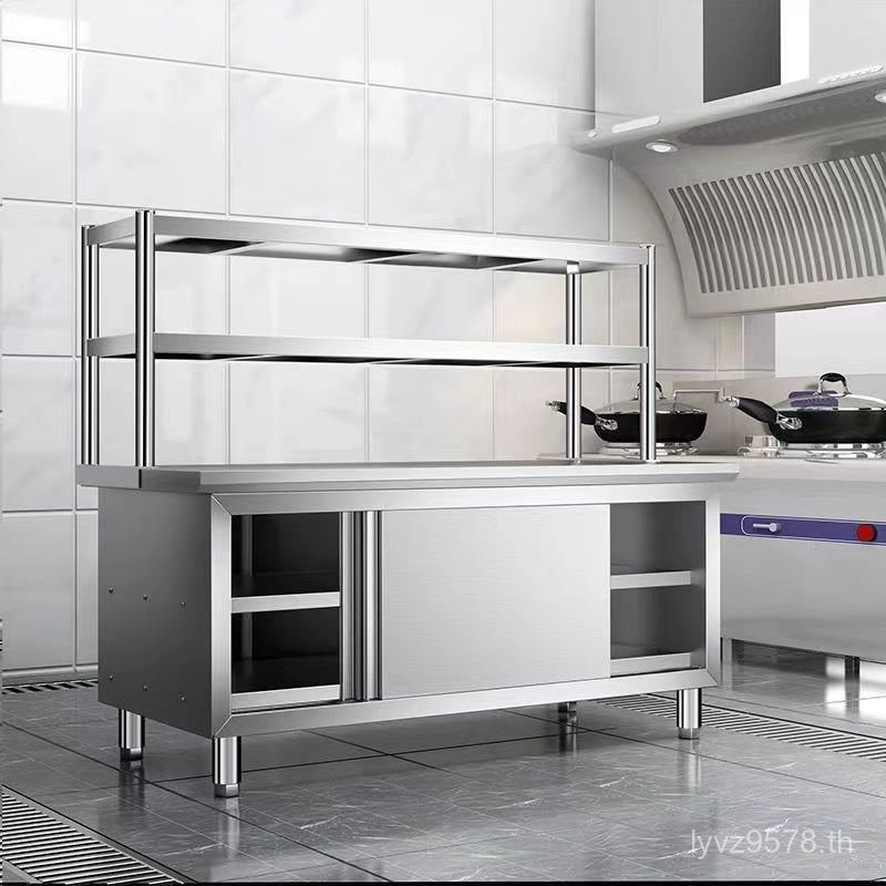 Operation Lotus Storage Place Locker เคาน์เตอร์ห้องครัวชามดึงสแตนเลส Commercial ประตูตารางตัดผักทําง