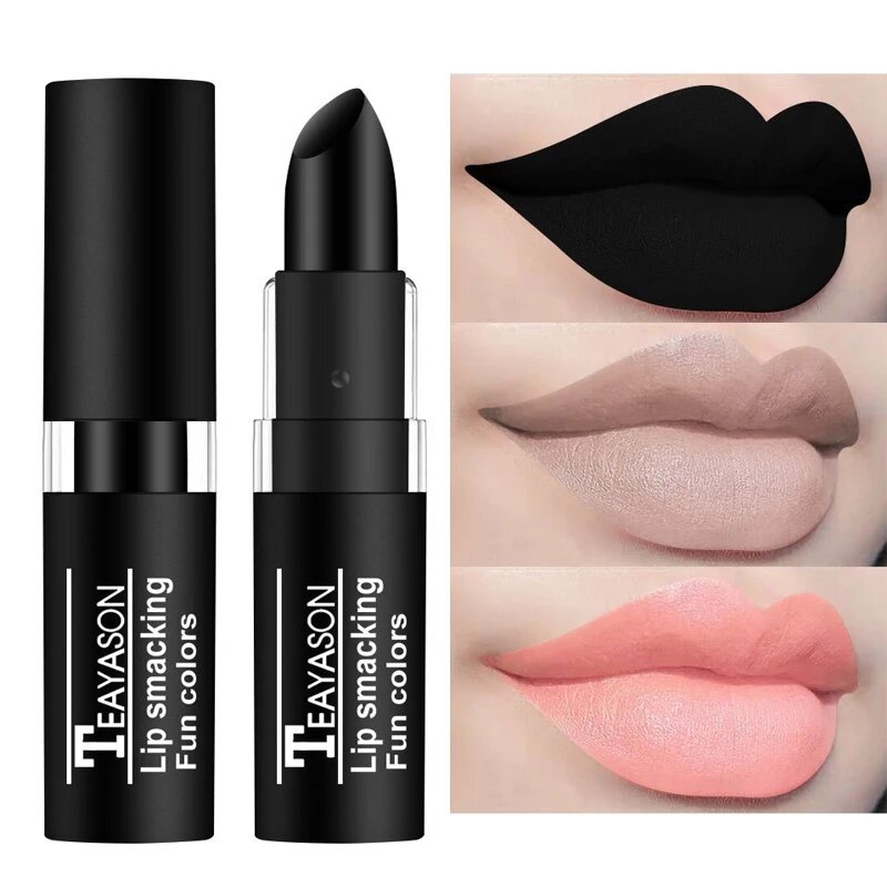 12 สีลิปสติก Matte Vampire ติดทนนานเซ็กซี่ Matte Lip Gloss กํามะหยี่กันน้ําฮาโลวีน Lip Stick