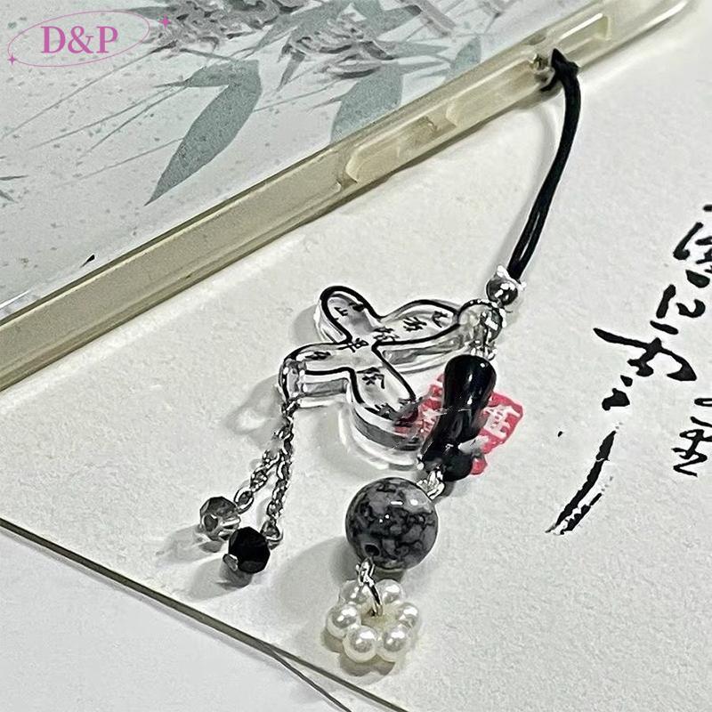 Solitudered Style Lanyard Phone Chain Bag Decorative Charms VN