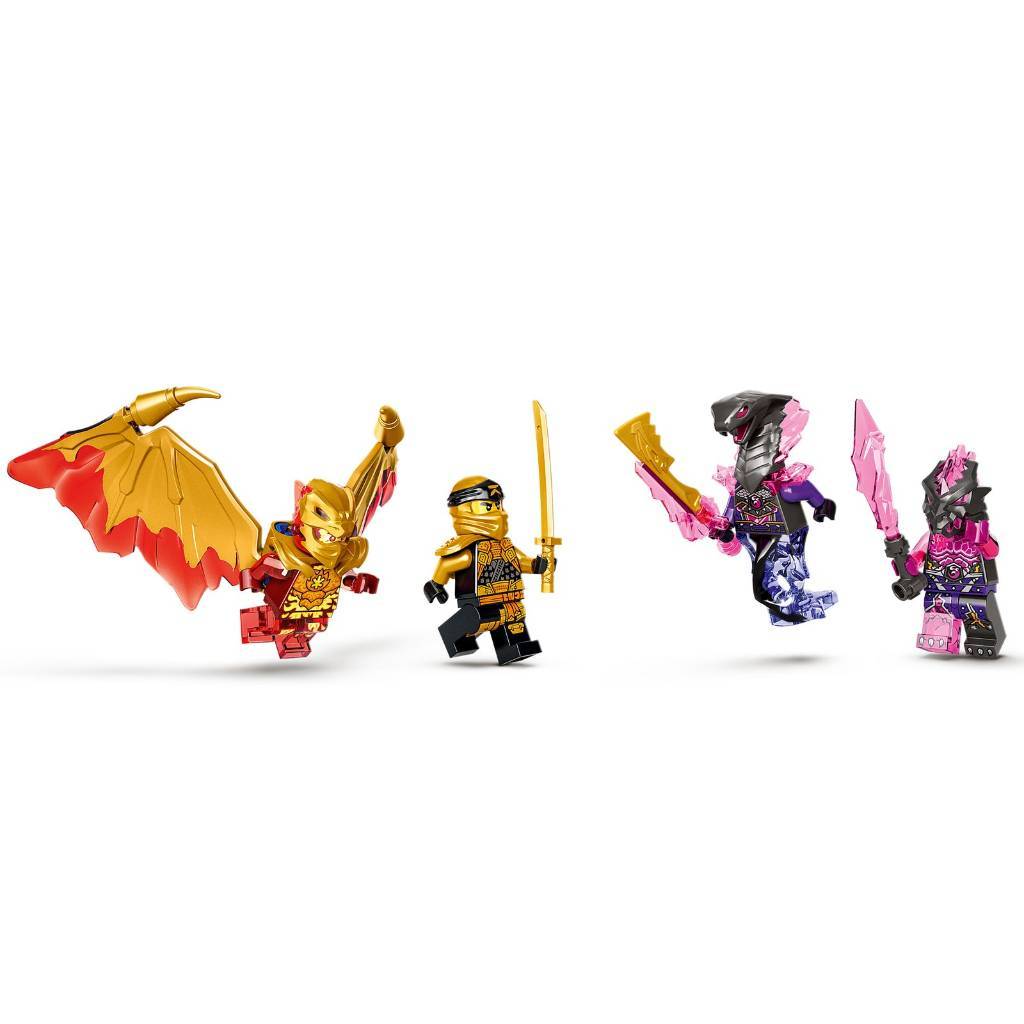 ninjago เลโก้ เลโก้เลโก้ Phantom Ninja Minifigure 71769 Golden Dragon Kai njo757 พร้อมอาวุธ ใหม่เอี่