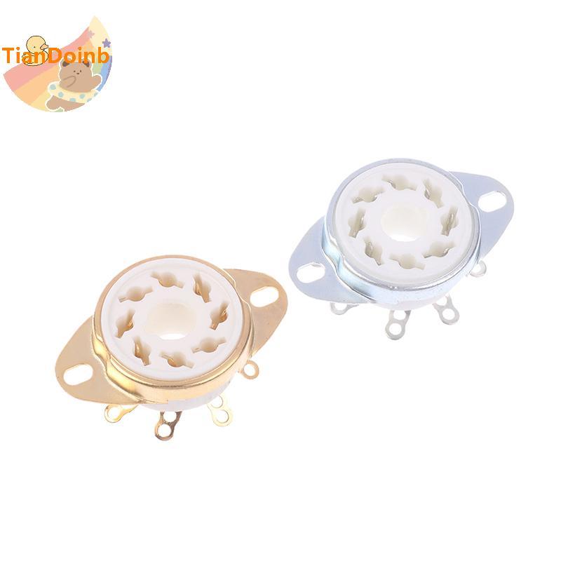 TianYe 1 PC 8Pin GZC8-Y-6 Octal Tube Soet เซรามิควาล์วฐาน Ja สําหรับ KT88/6550/EL34/6P6P/6V6/6N8P/6S