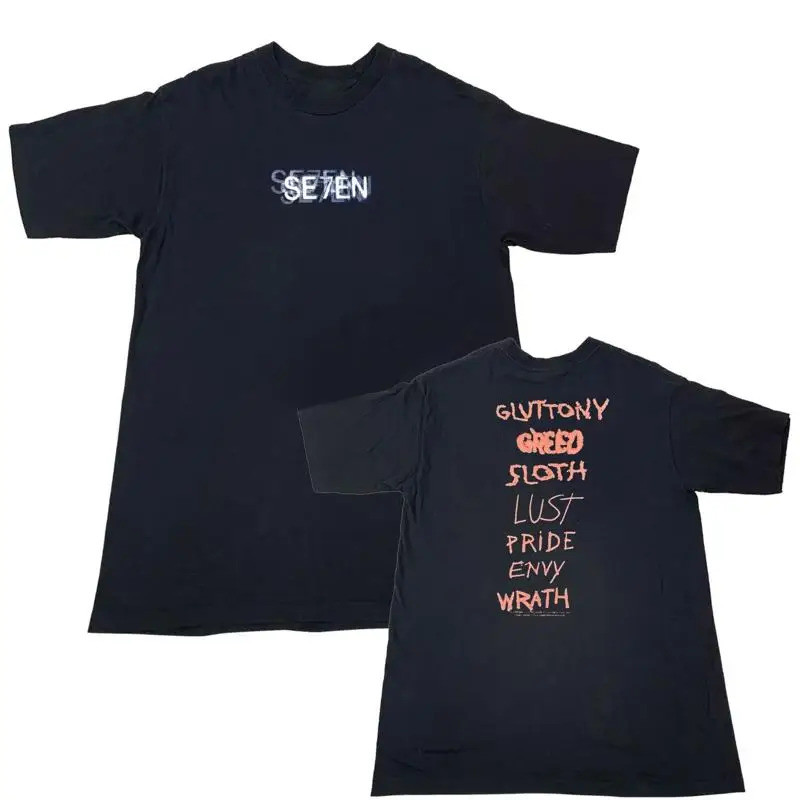 Se7en Promo Movie T Shirt WHATS IN THE BOX