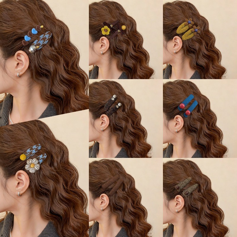 ชุดอุปกรณ์แต่งผม 2 ชิ้น สไตล์เกาหลี สำหรับผมม้าและทรงผมอื่นๆ - รูปที่ 5