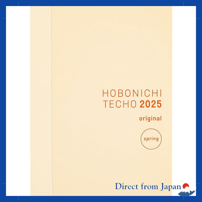 Hobonichi Techo 2025 Original Planner (A6) - Daily Page, April Start, Sunday Week Start