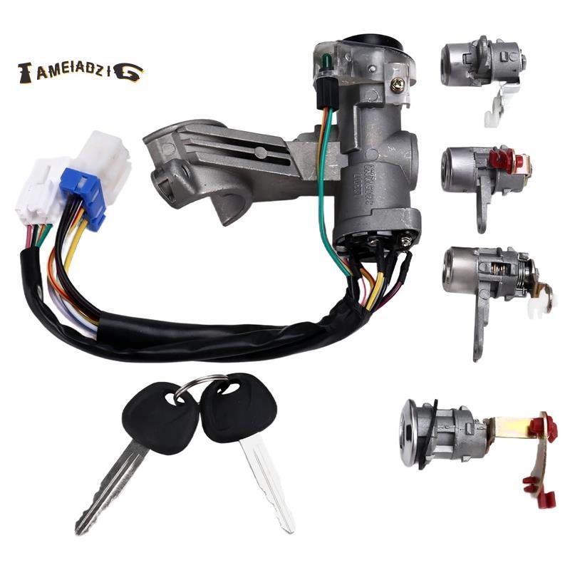 [Quality T]819054A610 รถล็อค + KEYS และ CYLINDER ชุดล็อคสําหรับ I800 H1 Starex H-1 2002 รถ 8185-4A61