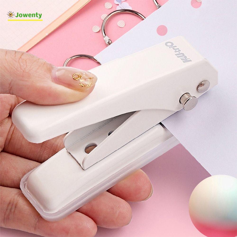 JOWENTY Hole Puncher, Scrapbooking DIY Round Hole Puncher, Creative Handmade Single Hole Paper Punch