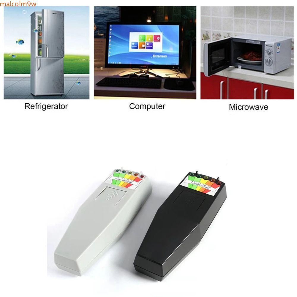 SCOPE เครื่องทดสอบรังสีแม่เหล็กไฟฟ้า, ความแม่นยําสูง 5 LED EMF Gauss Meter, มัลติฟังก์ชั่น LCD Digit