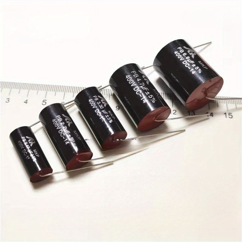 2PCS MKP Series 400V 1UF 1.5UF 2.2UF 3.3UF 4.7UF 6.8UF 10UF Audiophile ความถี่-Divided Audio Capacit