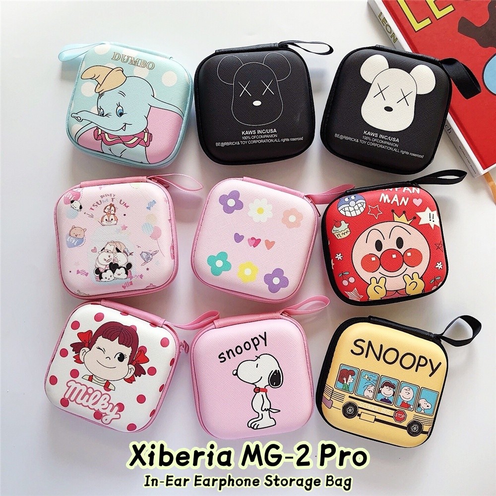 หูฟัง Xiberia MG-2 Pro แบบในหู ดีไซน์การ์ตูน พร้อมกระเป๋าเก็บ