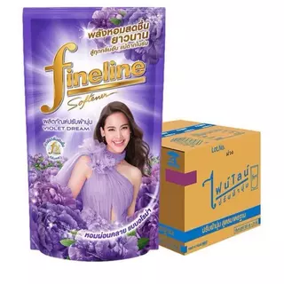 Fineline ไฟน์ไลน์ น้ำยาปรับผ้านุ่ม Fineline สูตรมาตรฐาน ขนาด 470-500 มล. ยกลัง 24 ถุง