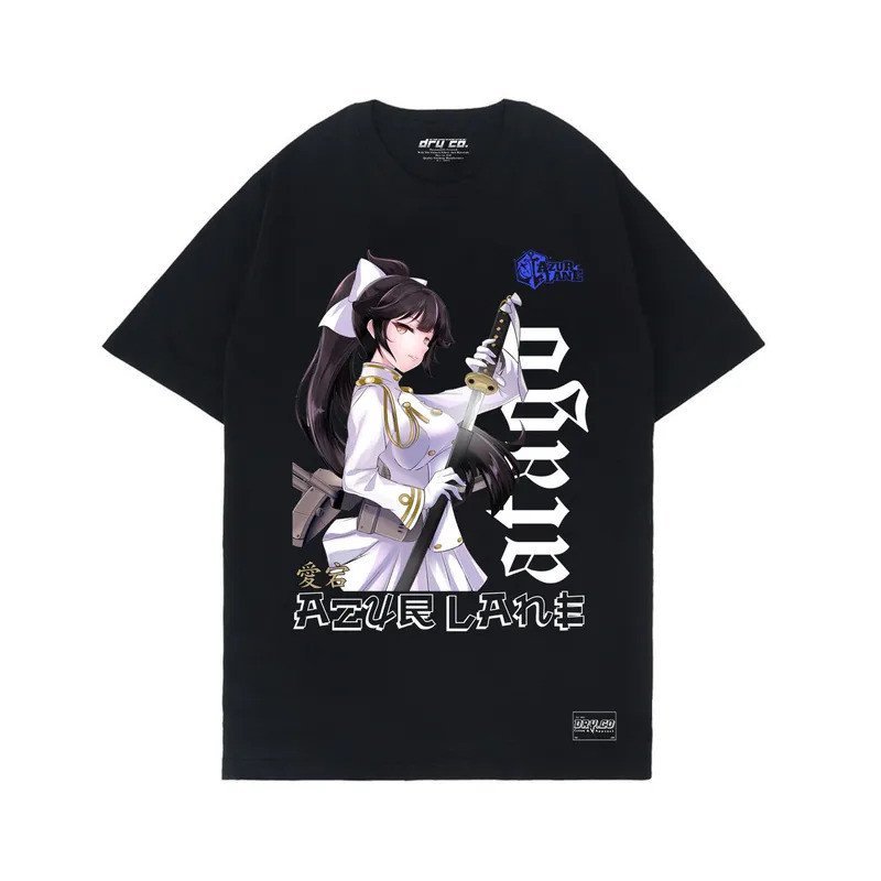 เสื้อยืด UNISEX ATAGO จาก_azurlane_ มาพร้อมเทคโนโลยี DRYCO