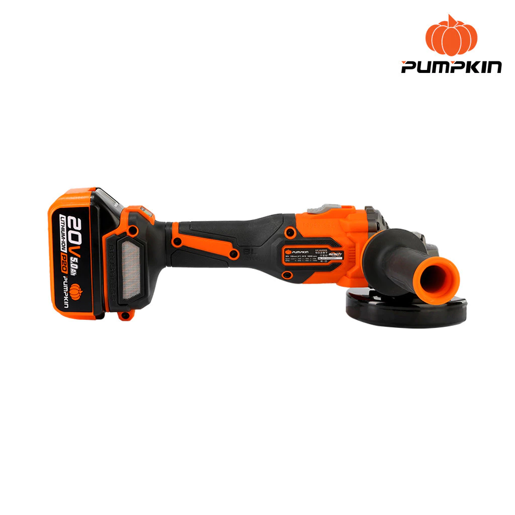 PUMPKIN เครื่องเจียร์ไร้สาย รุ่น INF-46AGCB-501K ปรับรอบได้ 4" ครบชุด50279 ตัวเปล่า50287 ลูกหมู เครื่องขัด thumbnail 4