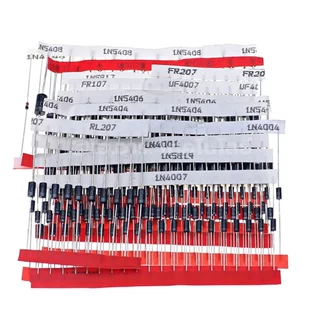 Diode-200 ชุดไดโอด 200ชิ้น 14แบบ ไดโอดเรียงกระแส Diodes Rectifier Electronic Components Kit ไดโอด 1N5404 1N5406 1N540...