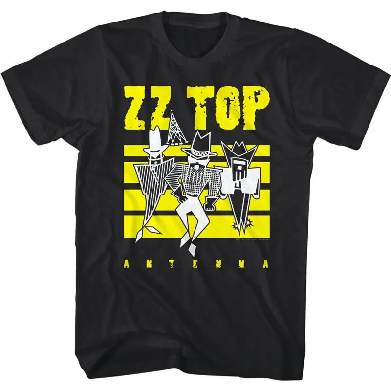เสื้อยืดผู้ชาย ZZ Top Antenna แบบนามธรรม