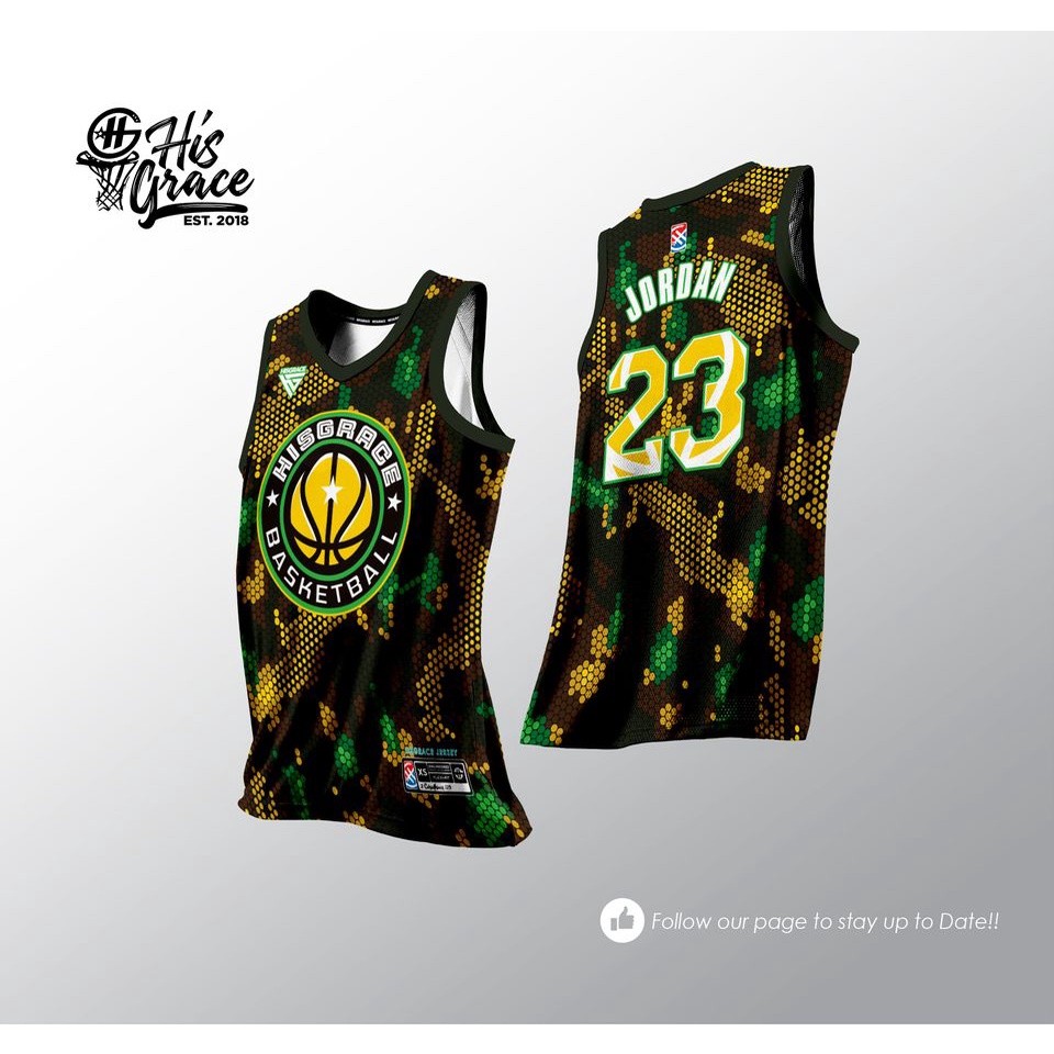30 HG BASKETBALL CAMO FULL SUBLIMATION HG JERSEY