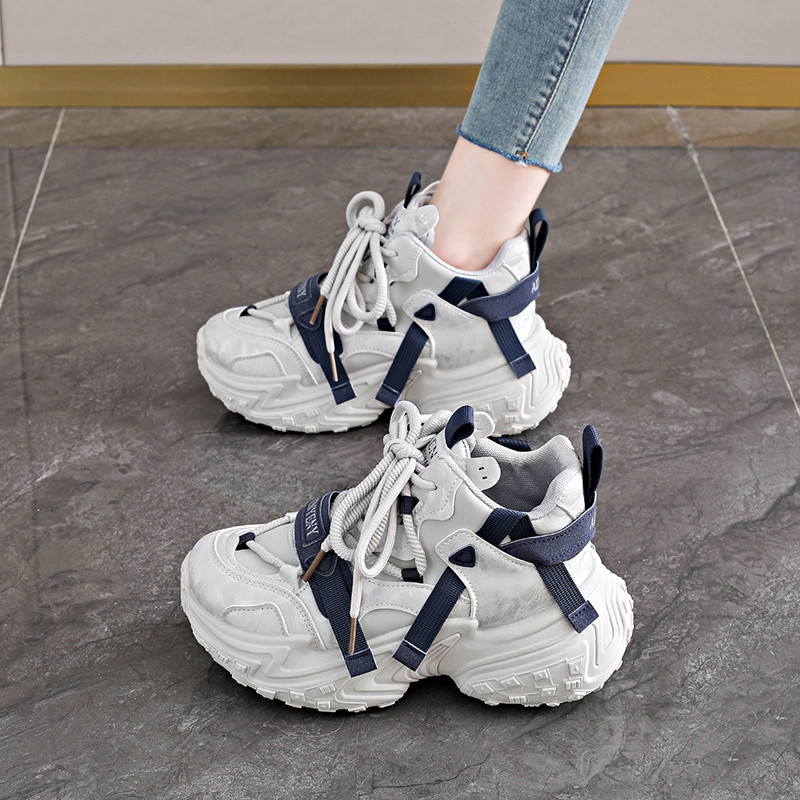 Flat Womens Shoes Fashion Korean Casual Daddy Shoes