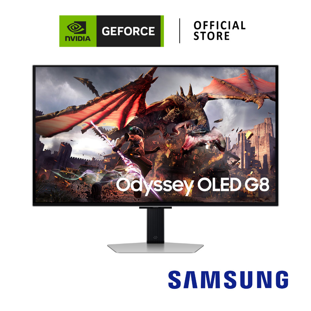 SAMSUNG Odyssey OLED G8 G80SD | 32" OLED 4K 240Hz 0.03ms GTG | Monitor จอมอนิเตอร์ (LS32DG802SEXXT)