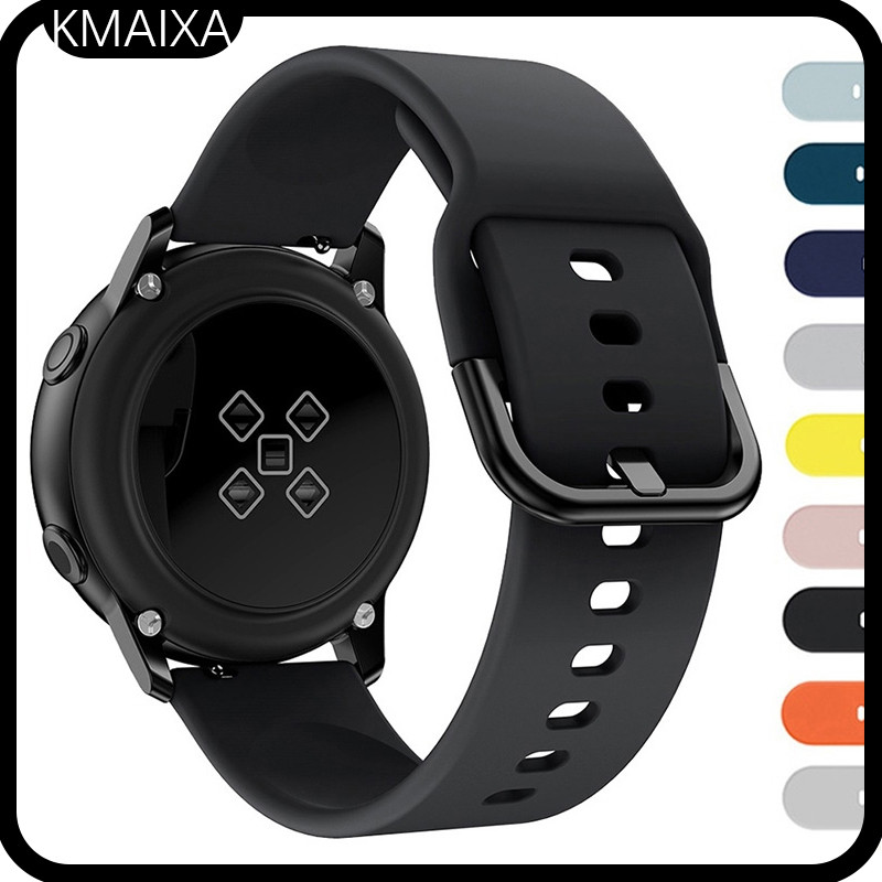 สําหรับสมาร์ทวอทช์ Samsung Galaxy Watch FE 7 6 5 4 40/44 มม.Active ยาง 20 มม.22 มม. Quick Release สําหรับ Huawei GT 6 5 4 3 2e/Amazfit Bip 6/Garmin Venu Sq 2