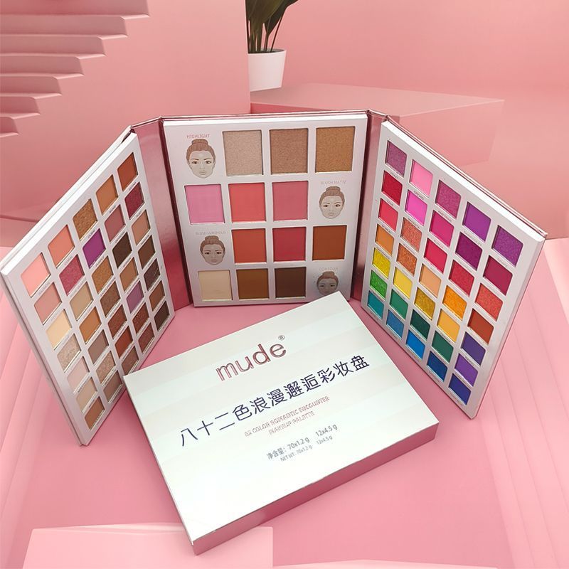 Authentic mude823-in-1 Eyeshadow Palette New Multi-color Blush Contour Highlighter All-in-one Makeup