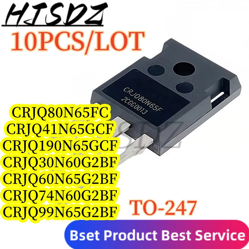 5PCS CRJQ74N60G2BF CRJQ41N65GCF CRJ190N65GCF CRJQ99N65G2BF CRJQ60N65G2BF CRJQ30N6G2BF CRJQ30N65F ทรา