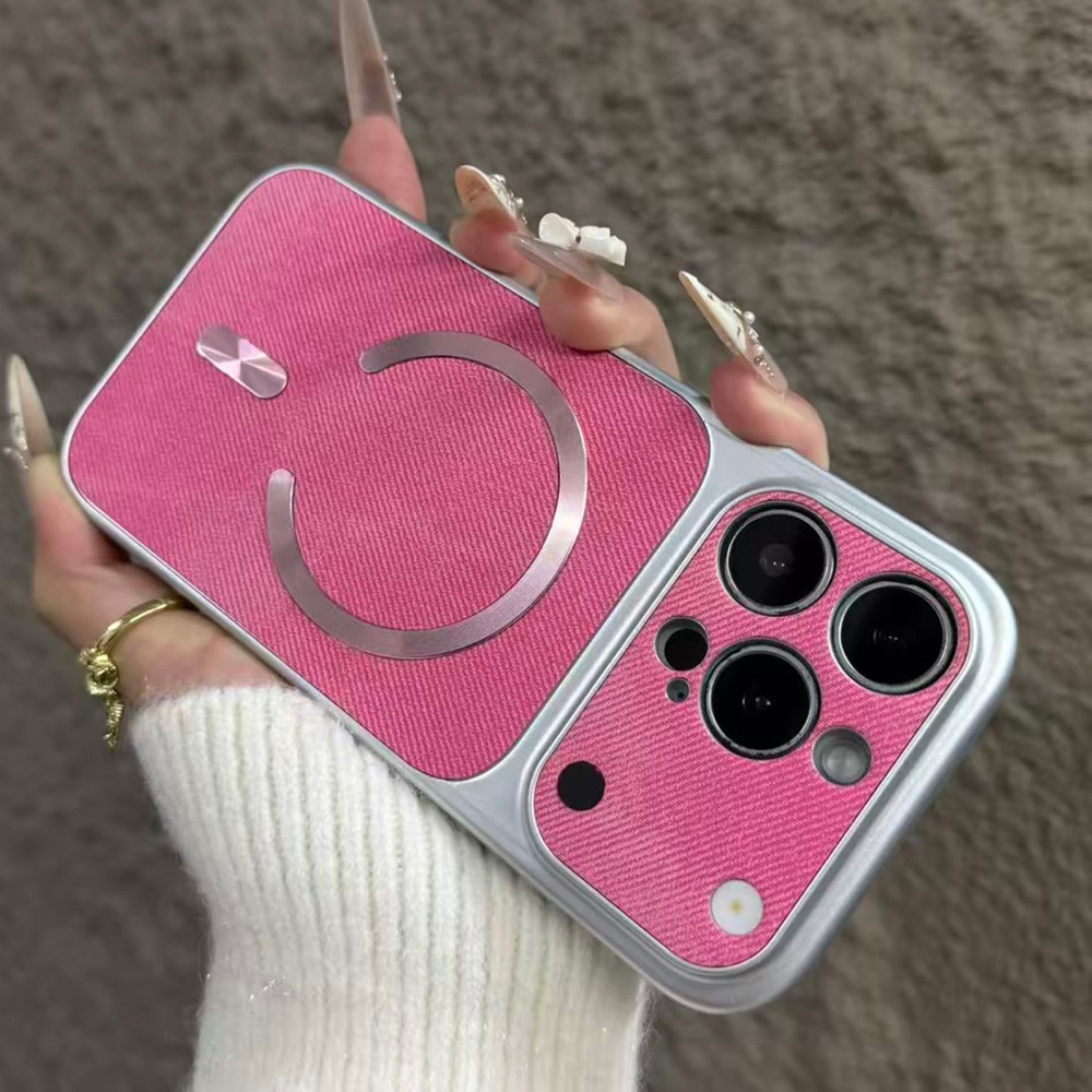 แม่เหล็กรูปแบบคาวบอยหนังเคสโทรศัพท์สําหรับ ไอโฟน 17 มือโปร สูงสุด 16 บวก 15 14 13 12 11 กันกระแทกป้องกันปลอก