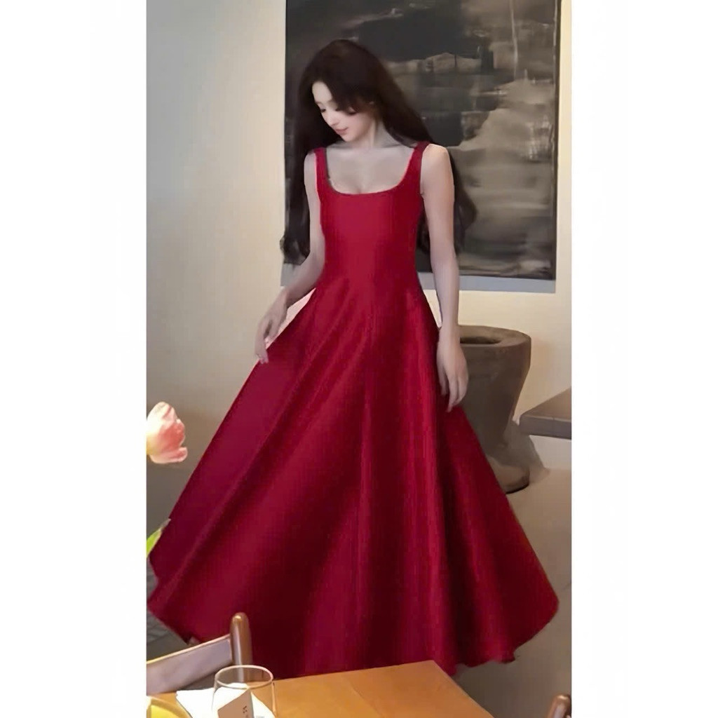 VM-HOTUBE - THICK 2-Strap PINK TAPTA DRESS - EXTREMELY LUXURY สําหรับ GOING OUT AND PARTY
