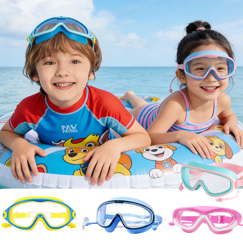 COD แว่นดําน้ํา แว่นกันน้ํา แว่นตาว่ายน้ำเด็ก swimming goggles ปรับระดับได้ กันน้ำและกันหมอก ป้องกันรังสียูวี ความคมชัดส