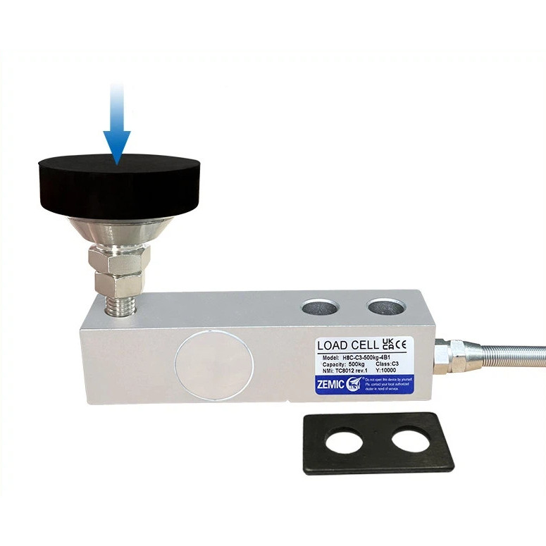 ZEMIC ZEMIC H8C ชั่งน้ําหนักโลหะผสมเหล็กชั่งน้ําหนักเซ็นเซอร์/H8C-C3 เท้าคานเซ็นเซอร์ชั่งน้ําหนัก 10