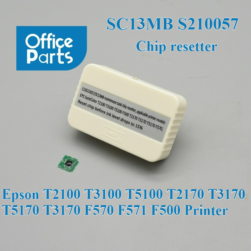 SC13MB S210057 การบํารุงรักษาหมึกถังรีเซ็ตชิปสําหรับ Epson T2100 T3100 T5100 T2170 T3170 T5170 T3170
