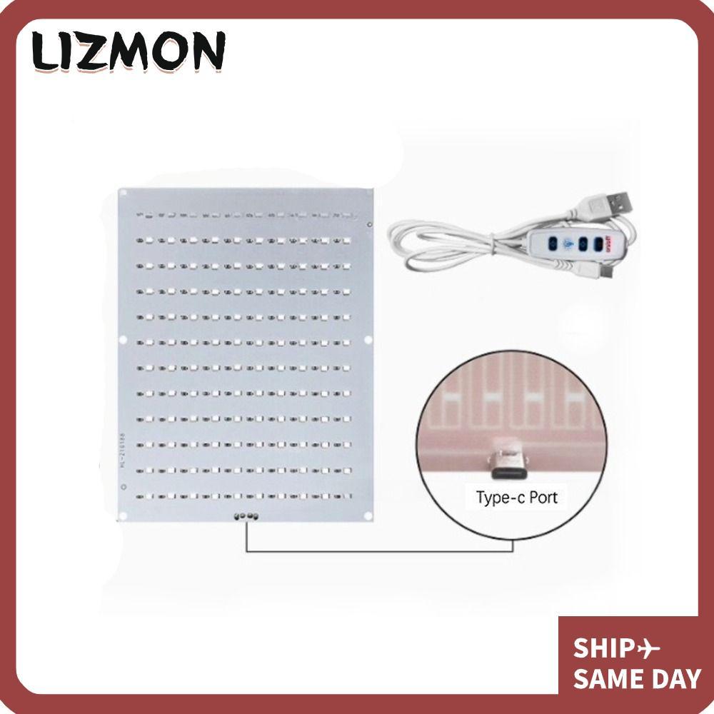 LIZMON LED Backlight แผง, 110 โคมไฟลูกปัด 6500K แสงสีขาว LED Light Board, ทนทาน 5.5W Type-c อินเทอร์