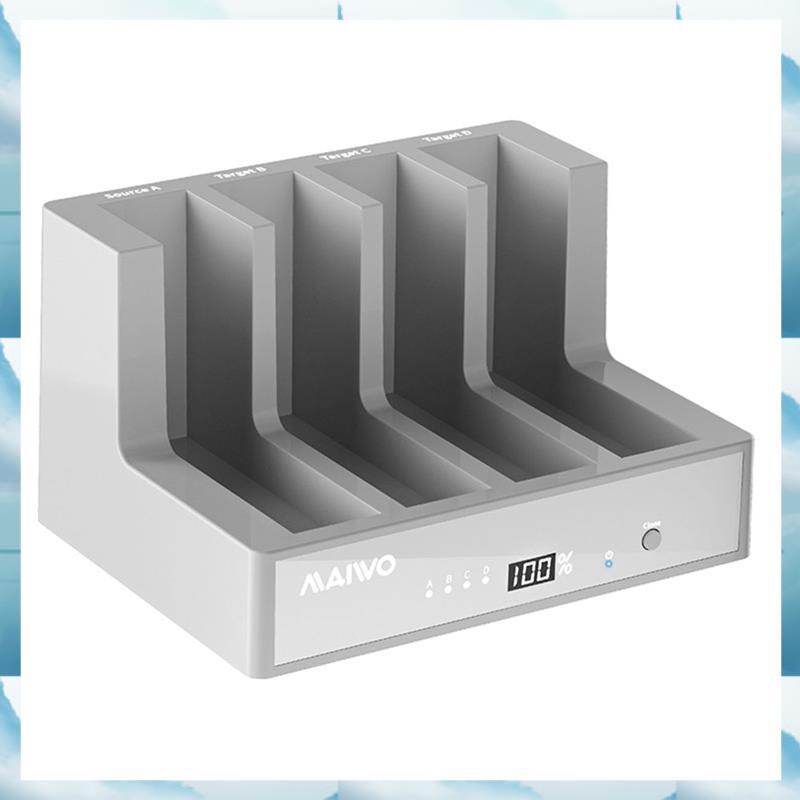 [WFSB] 4 Bay HDD Docking Station เป็น USB 3.0 Hard Drive Docking Station สําหรับ 2.5/3.5 นิ้ว Hard D