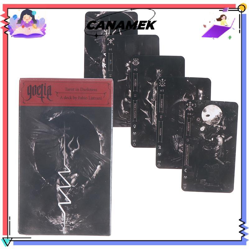 [CANAMEK] Goetia ในความมืดการ์ด Oracle การ์ดทํานายคําทํานายเกมกระดานหุ้นใหม่