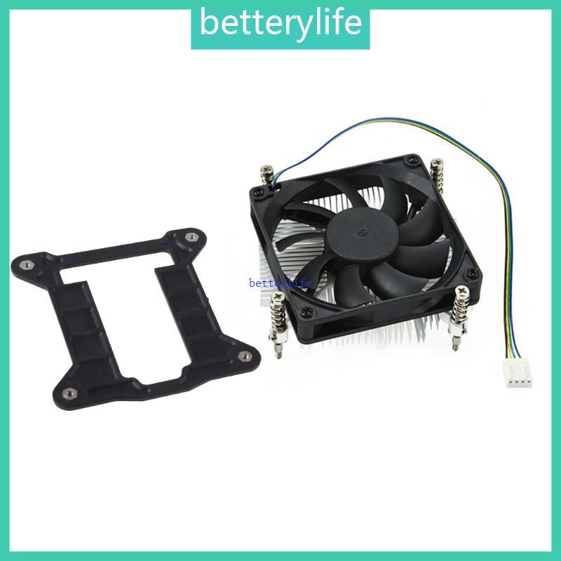 BTF พัดลม ITX หม้อน้ําบางสําหรับ LGA 1155 1156 1150 1151 พัดลมระบายความร้อน CPU หม้อน้ํา