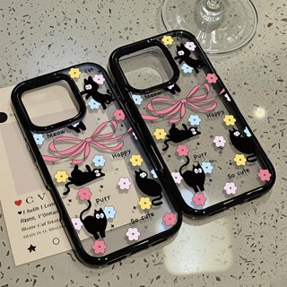 เคสโทรศัพท์ For iPhone 13 11 15 16 Pro Max Case iPhone 11 12 17 Pro Max 14 15 Pro Max อะคริลิค 2 in 1 การ์ตูน น่ารัก