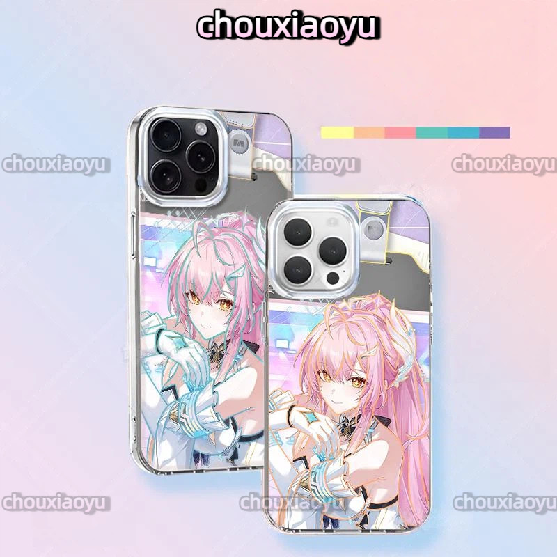 เหมาะสําหรับ iPhone 17 Pro Max 17 16 15 14 13 12 11 XsMax 7P/8P เคสโทรศัพท์ Wuthering Waves Aemeath อะนิเมะ Aurora เปลี่ยนสี