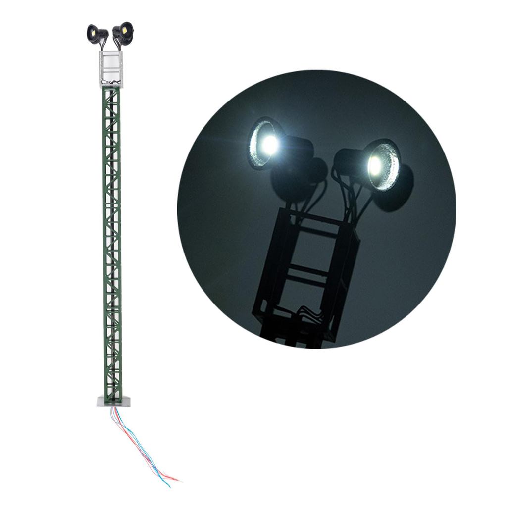 1 Layout Street Lamp LED Light Model for Railway Train Bright Light Tabletop War Game 3V Model