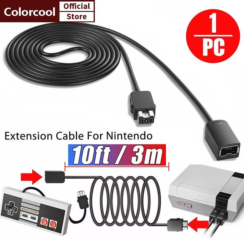 TH 3M สายต่อเกม Extender สําหรับ Nintendo SNES Classic Mini Controller สําหรับ NES Wii Controller HH